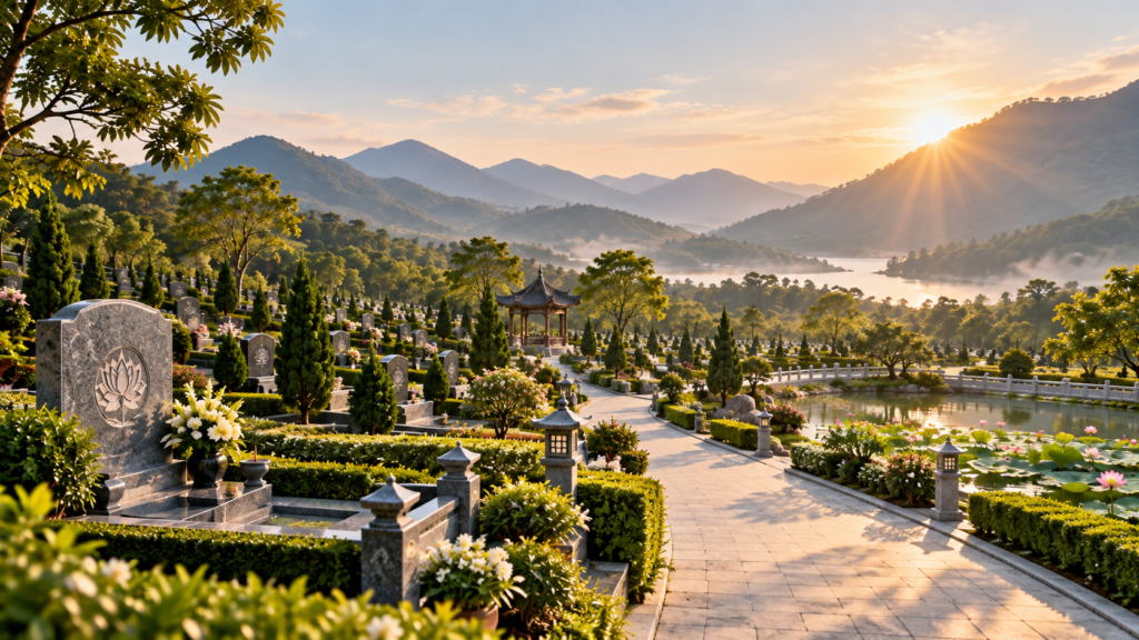 Chọn thế đất ổn định, cao ráo và cân đối