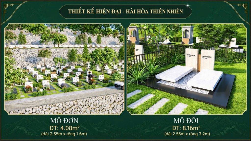 Mộ đơn ở Thiên Phúc Vĩnh Hằng Viên